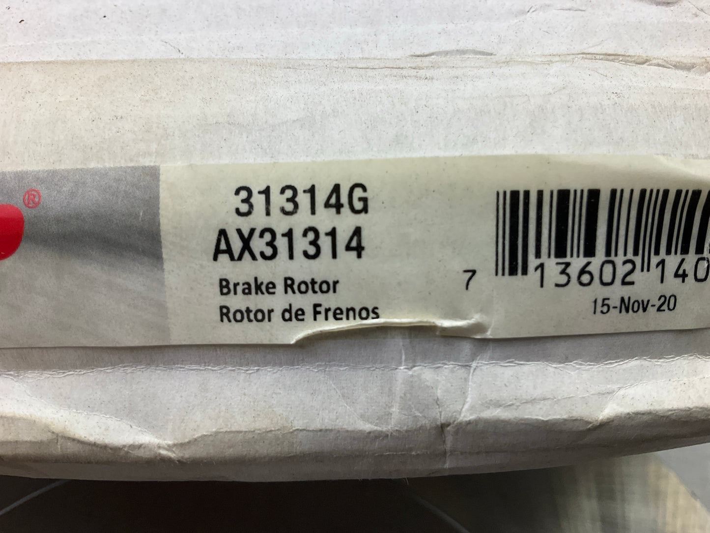 Pro Stop 31314G Front Disc Brake Rotor