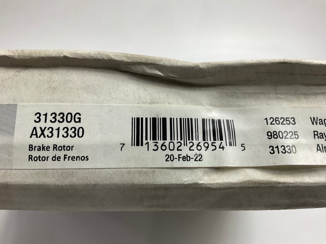Pro Stop 31330G Front Disc Brake Rotor
