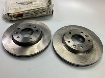 (2) Pro Stop 31334G Front Disc Brake Rotor For 2002-2003 Kia Sedona