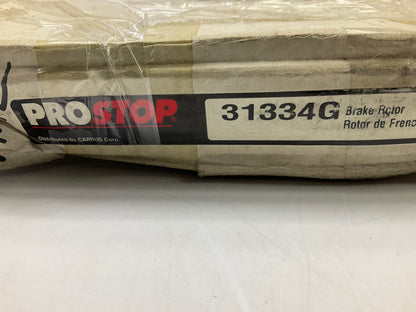 (2) Pro Stop 31334G Front Disc Brake Rotor For 2002-2003 Kia Sedona