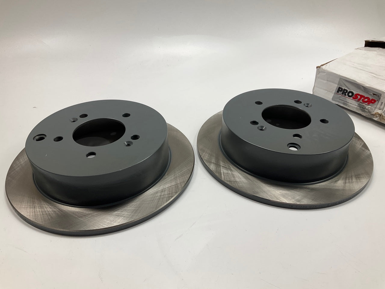 (2) Pro Stop 31336GP Rear Coated Brake Rotor For 2005-2015 Hyundai Tucson