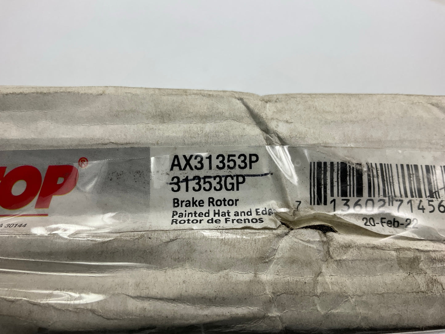 Pro Stop 31353GP Rear Disc Brake Rotor For 2004-2011 Mitsubishi Endeavor