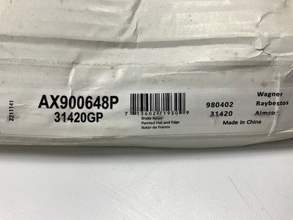 Pro Stop 31420GP Rear COATED Brake Rotor For 2009-2015 Honda Civic, 13-15 ILX
