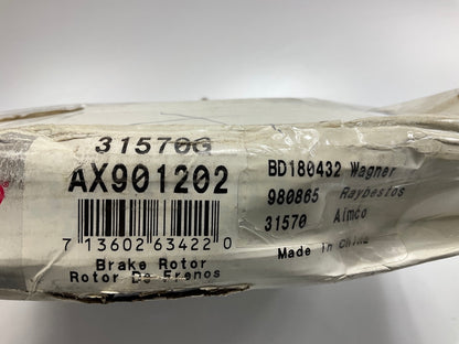 Pro Stop 31570G Front Disc Brake Rotor For 2015-2018 Chevrolet City Express