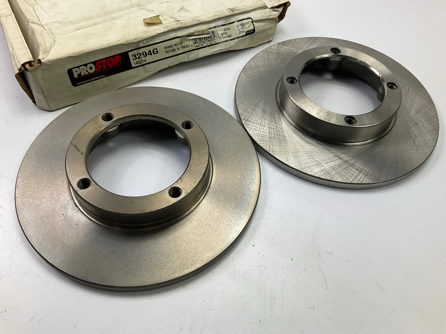 (2) Pro Stop 3294G Front Brake Rotor