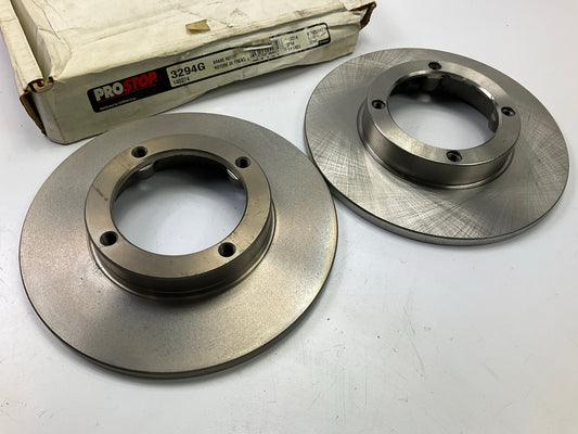 (2) Pro Stop 3294G Front Brake Rotor