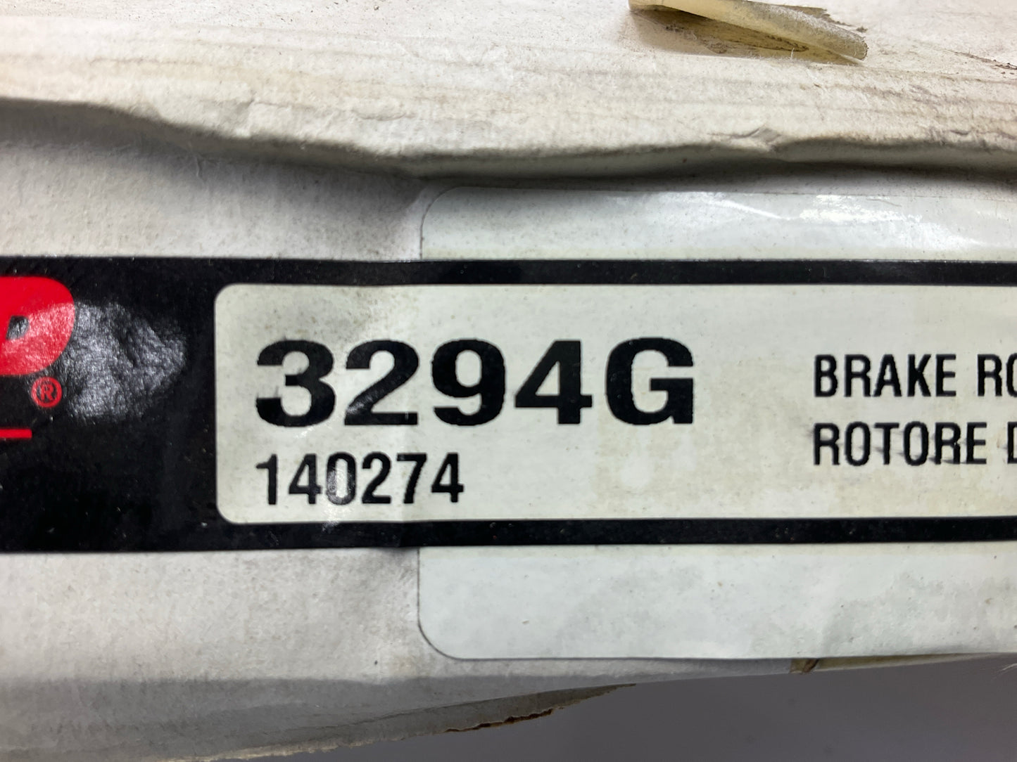 (2) Pro Stop 3294G Front Brake Rotor