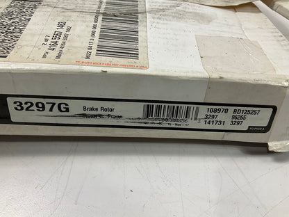 (2) Pro Stop 3297G Front Brake Rotor For 1992-1996 Honda Prelude