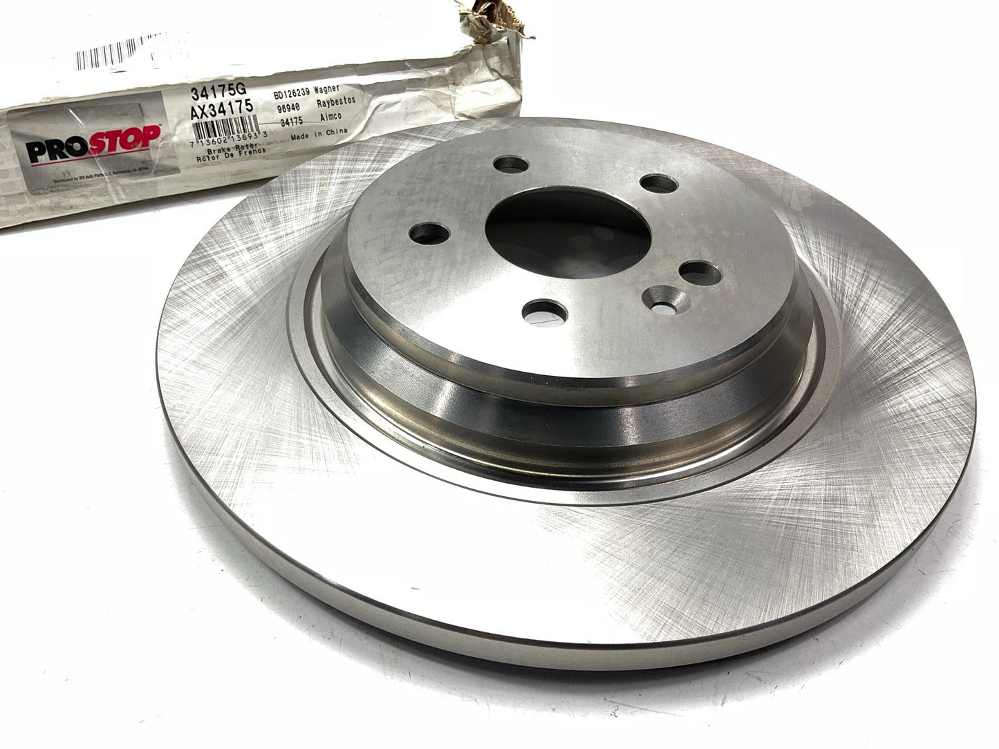 Pro Stop 34175G Rear Brake Rotor For 2000-01 Mercedes-Benz ML430, 2002-05 ML500