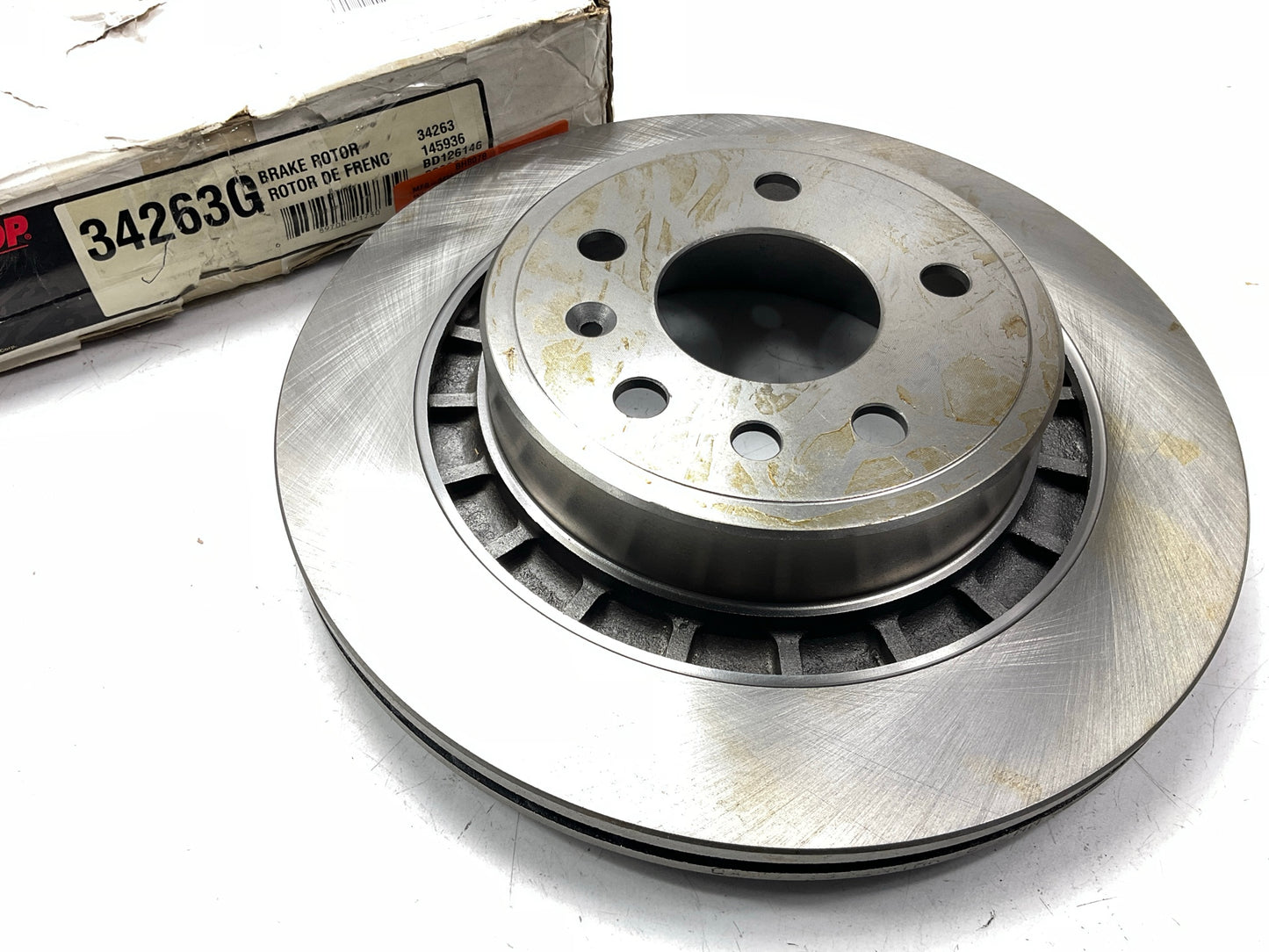 Pro Stop 34263G Rear Disc Brake Rotor For 2002-2009 Saab 9-5
