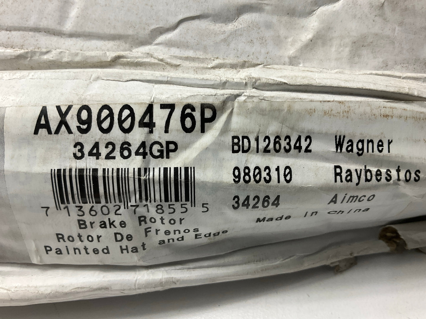 Pro Stop 34264GP Front Brake Rotor