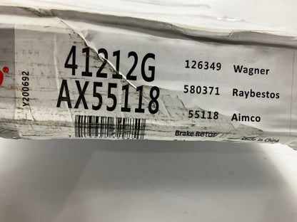 (2) Pro Stop 41212G Front Brake Rotor