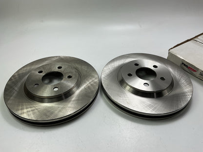 (2) Pro Stop 42134G Front Brake Rotor For 2005-2014 Ford Mustang