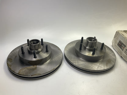 (2) Pro Stop 42148G FRONT Disc Brake Rotor And Hub Assembly