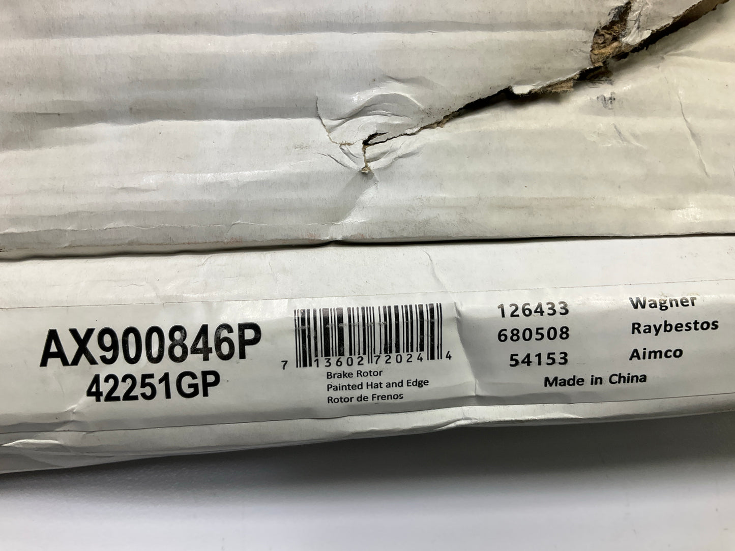 Pro Stop 42251GP Front Disc Brake Rotor