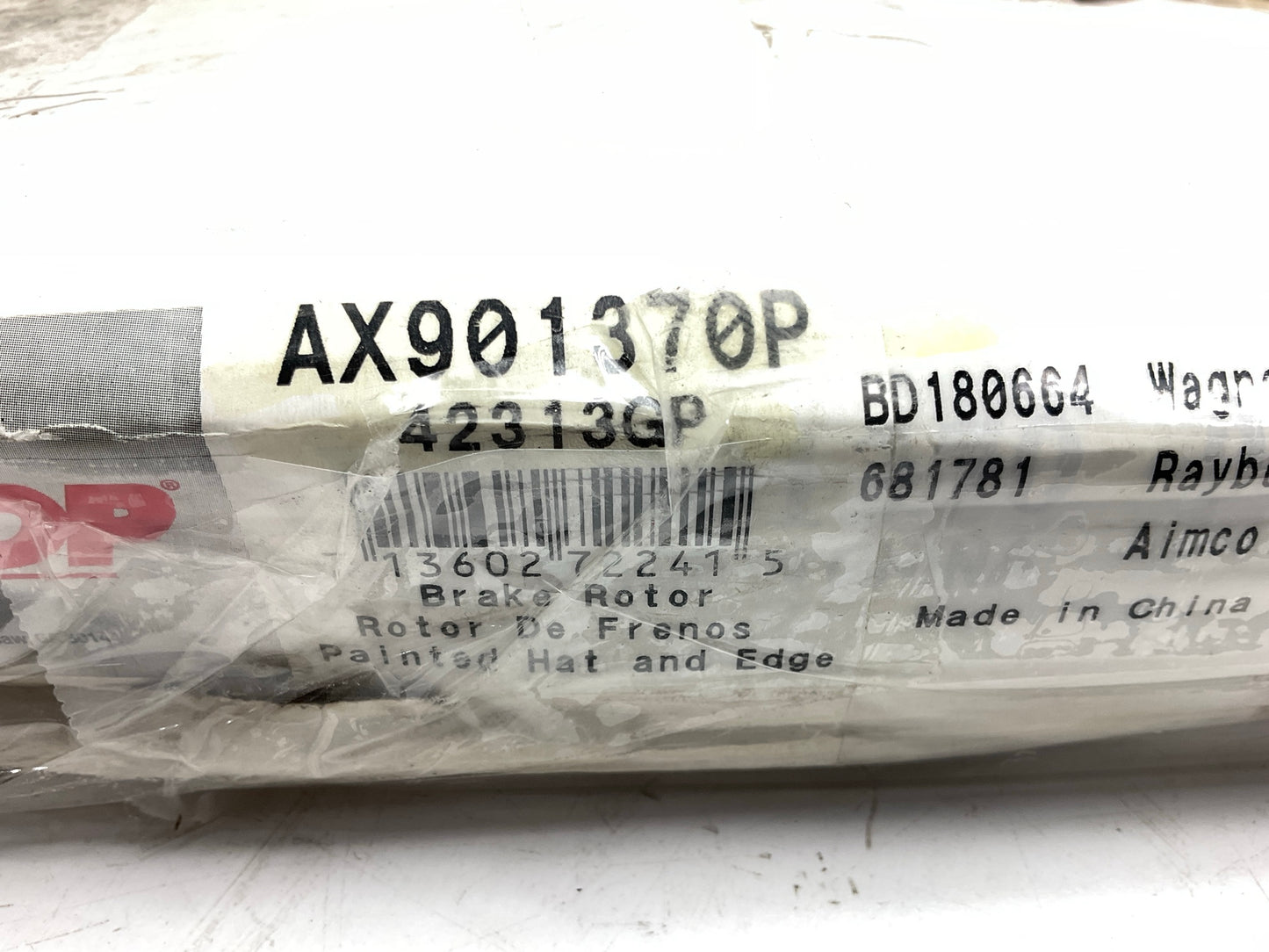 Pro Stop 42313GP Front Disc Brake Rotor