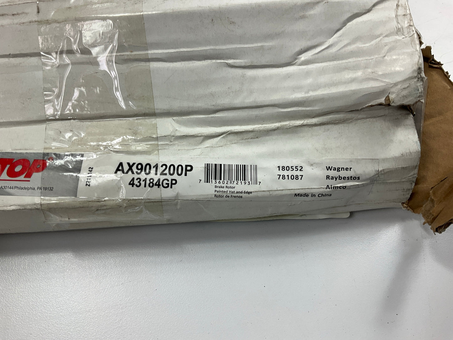 Pro Stop 43184GP Rear Brake Rotor