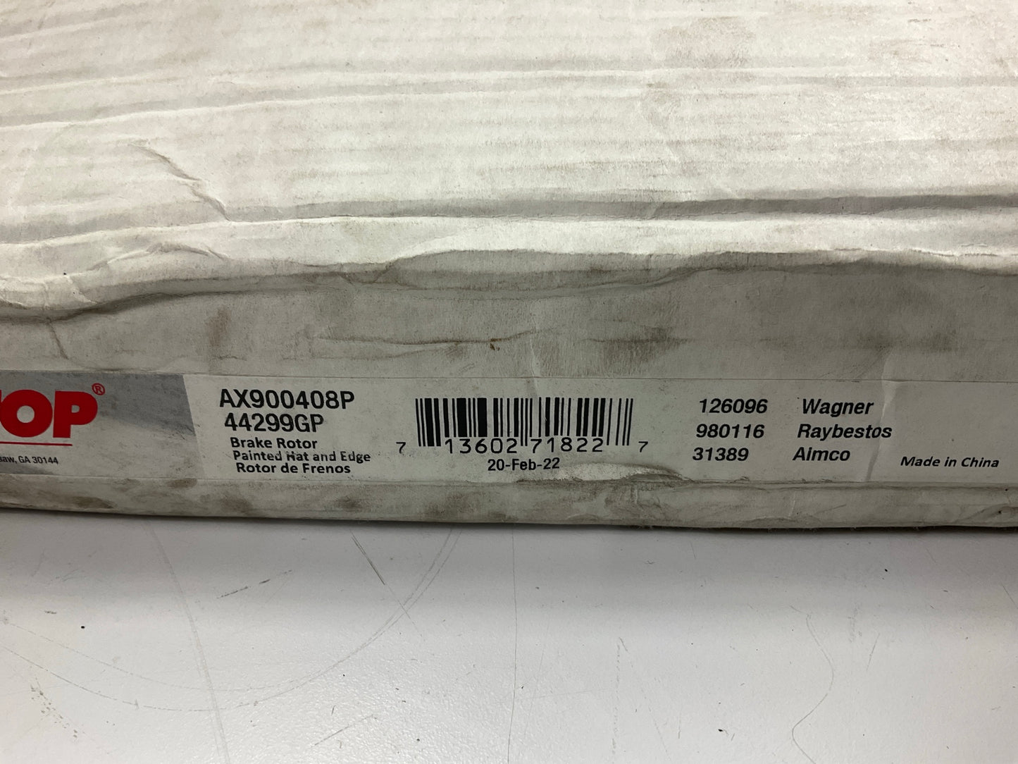 Pro Stop 44299GP Front Disc Brake Rotor