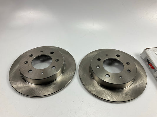 (2) Pro Stop 44572G Rear Brake Rotor For 2004-2009 Kia Spectra, 05-09 Spectra5