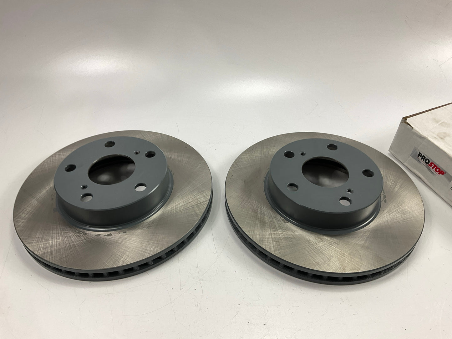 (2) Pro Stop 44586GP Front Disc Brake Rotor For 2005-2015 Toyota Tacoma