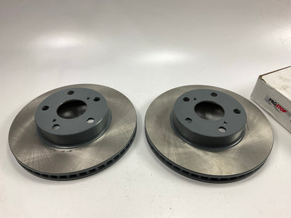 (2) Pro Stop 44586GP Front Disc Brake Rotor For 2005-2015 Toyota Tacoma