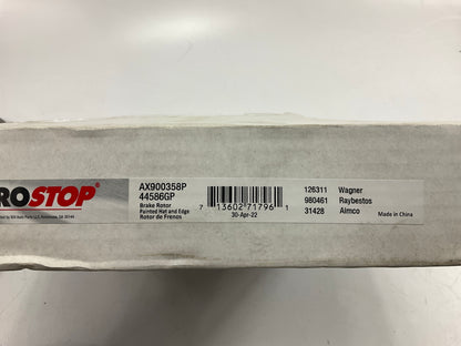 (2) Pro Stop 44586GP Front Disc Brake Rotor For 2005-2015 Toyota Tacoma