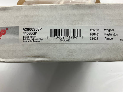 Pro Stop 44586GP Front Disc Brake Rotor For 2005-2015 Toyota Tacoma