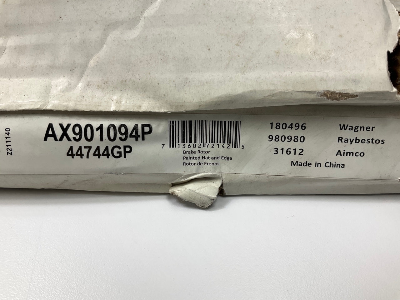 Pro Stop 44744GP Rear Brake Rotor