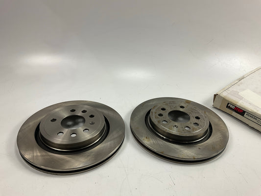 (2) Pro Stop 45403G Rear Brake Rotors For 2003-2011 Saab 9-3, 10-11 9-3X