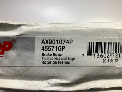 Pro Stop 45571GP Front Disc Brake Rotor For 2011-2018 Volkswagen Jetta