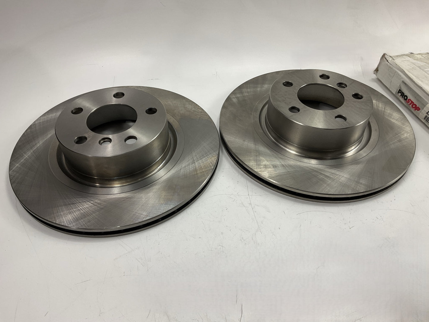 (2) Pro Stop 45580G Rear Brake Rotor