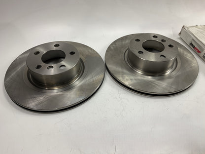 (2) Pro Stop 45580G Rear Brake Rotor