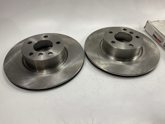 (2) Pro Stop 45580G Rear Brake Rotor