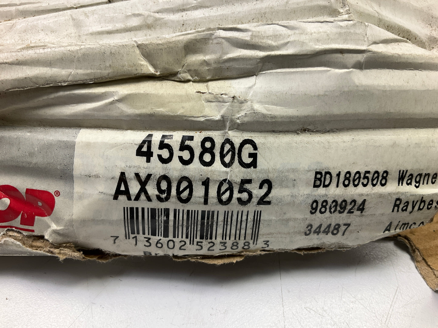 Pro Stop 45580G Rear Brake Rotor