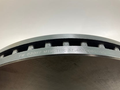 Pro Stop 53057GP Front Brake Rotor, COATED  Hat & Edge For Rust Resistance