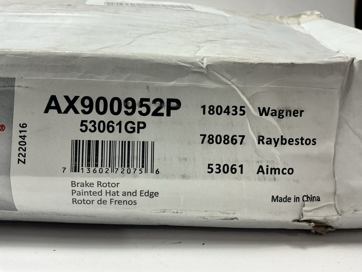 Pro Stop 53061GP Rear Disc Brake Rotor 2001-20 Durango, Grand Cherokee