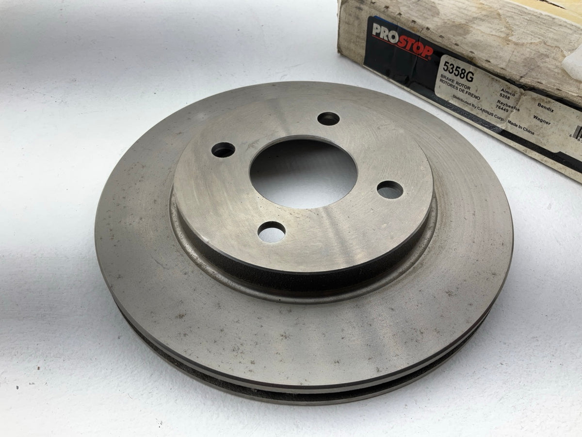 Pro Stop 5358G Front Disc Brake Rotor 1995-1997 Neon