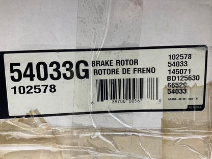 Pro Stop 54033G Disc Brake Rotor And Hub Assembly, Front