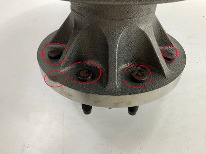 Minor Surface Rust On Lug Studs - ProStop 54034G Front Brake Rotor (Dually Only)
