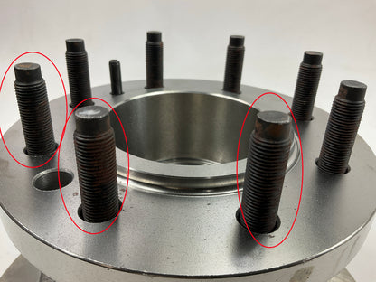 Minor Surface Rust On Lug Studs - ProStop 54034G Front Brake Rotor (Dually Only)