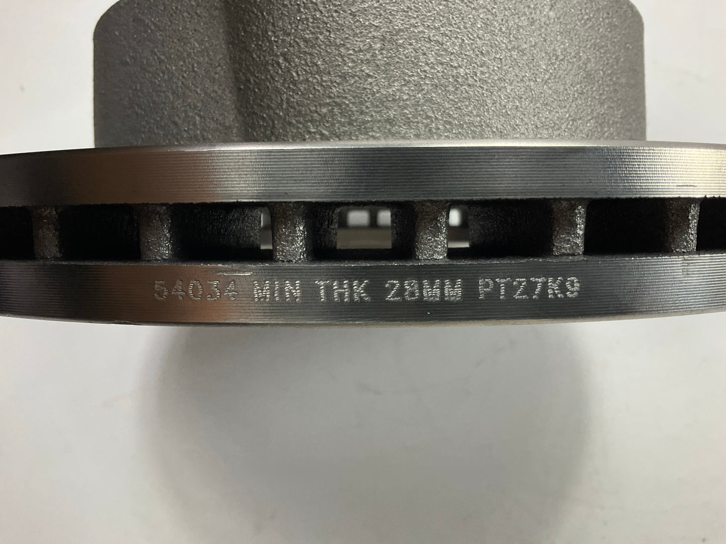 Minor Surface Rust On Lug Studs - ProStop 54034G Front Brake Rotor (Dually Only)