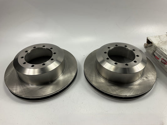 (2) Pro Stop 54064G Rear Disc Brake Rotor