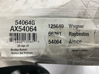 Pro Stop 54064G Rear Disc Brake Rotor