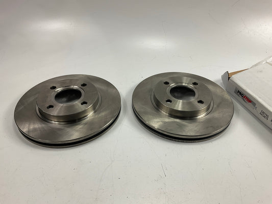 (2) Pro Stop 54079G Front Brake Rotor For 2000-2004 Ford Focus