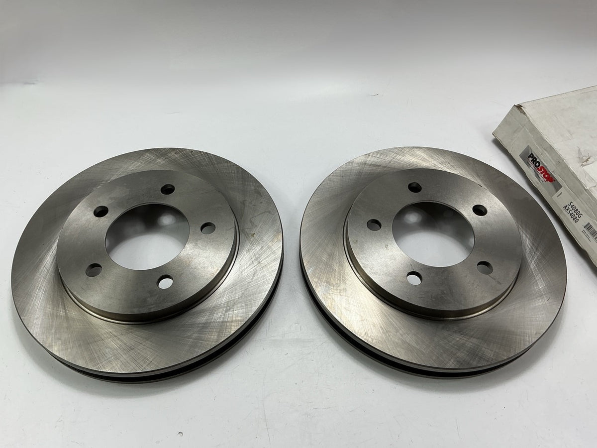 (2) Pro Stop 54080G Front Disc Brake Rotor 97-02 Expedition, 98-02 Navigator