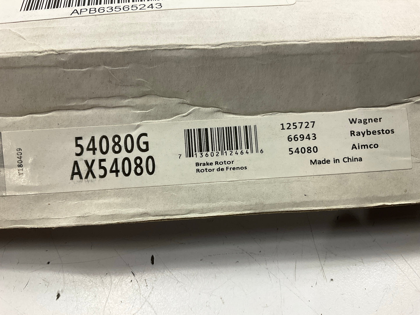 Pro Stop 54080G Front Brake Rotor - 2000-2002 Ford Expedition, Navigator