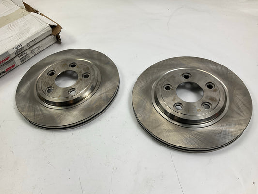 (2) Pro Stop 54089G Rear Disc Brake Rotor 2002-2005 Ford Thunderbird, 2000-06 LS