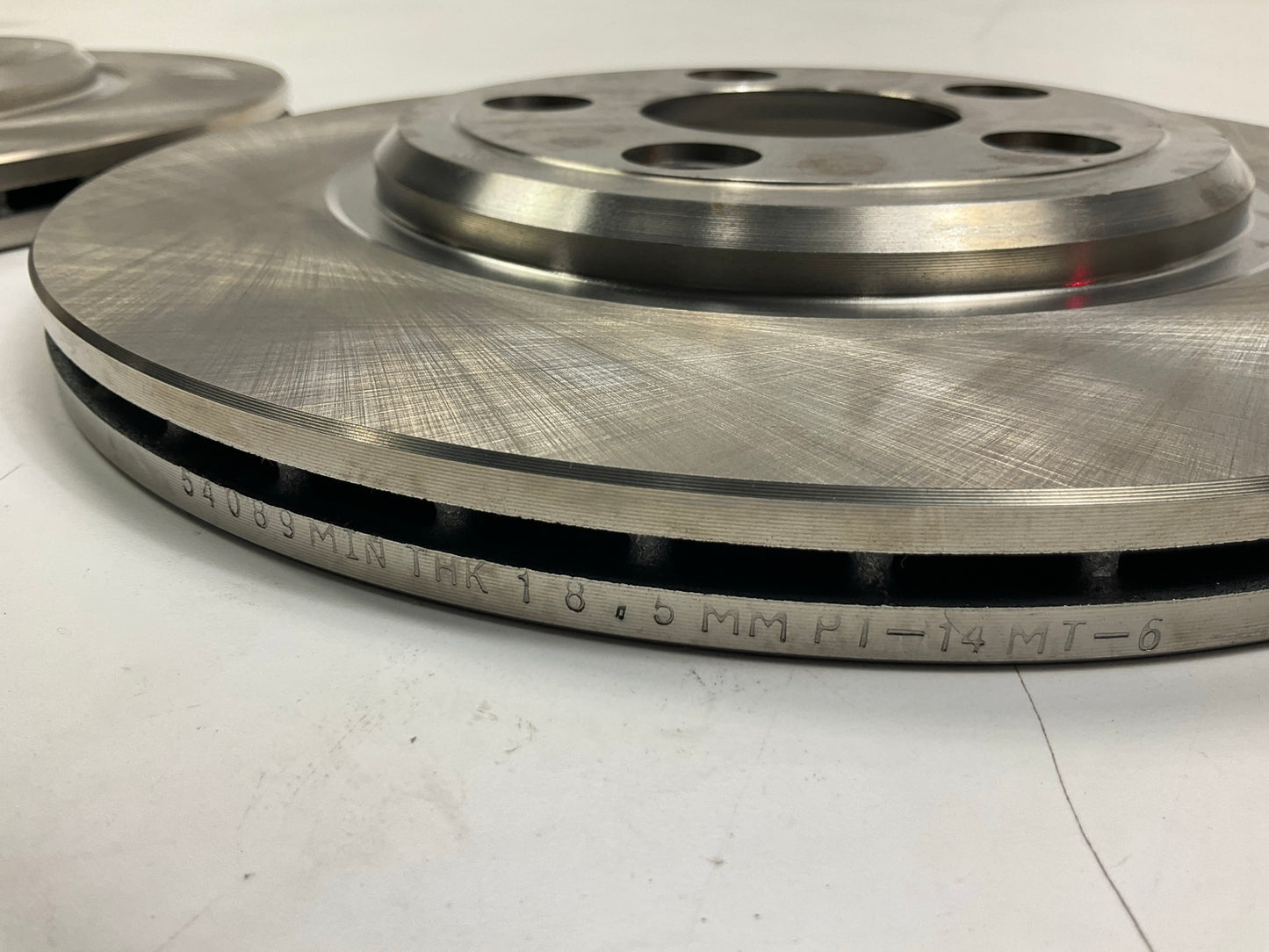 (2) Pro Stop 54089G Rear Disc Brake Rotor 2002-2005 Ford Thunderbird, 2000-06 LS