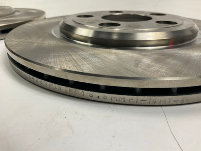 (2) Pro Stop 54089G Rear Disc Brake Rotor 2002-2005 Ford Thunderbird, 2000-06 LS