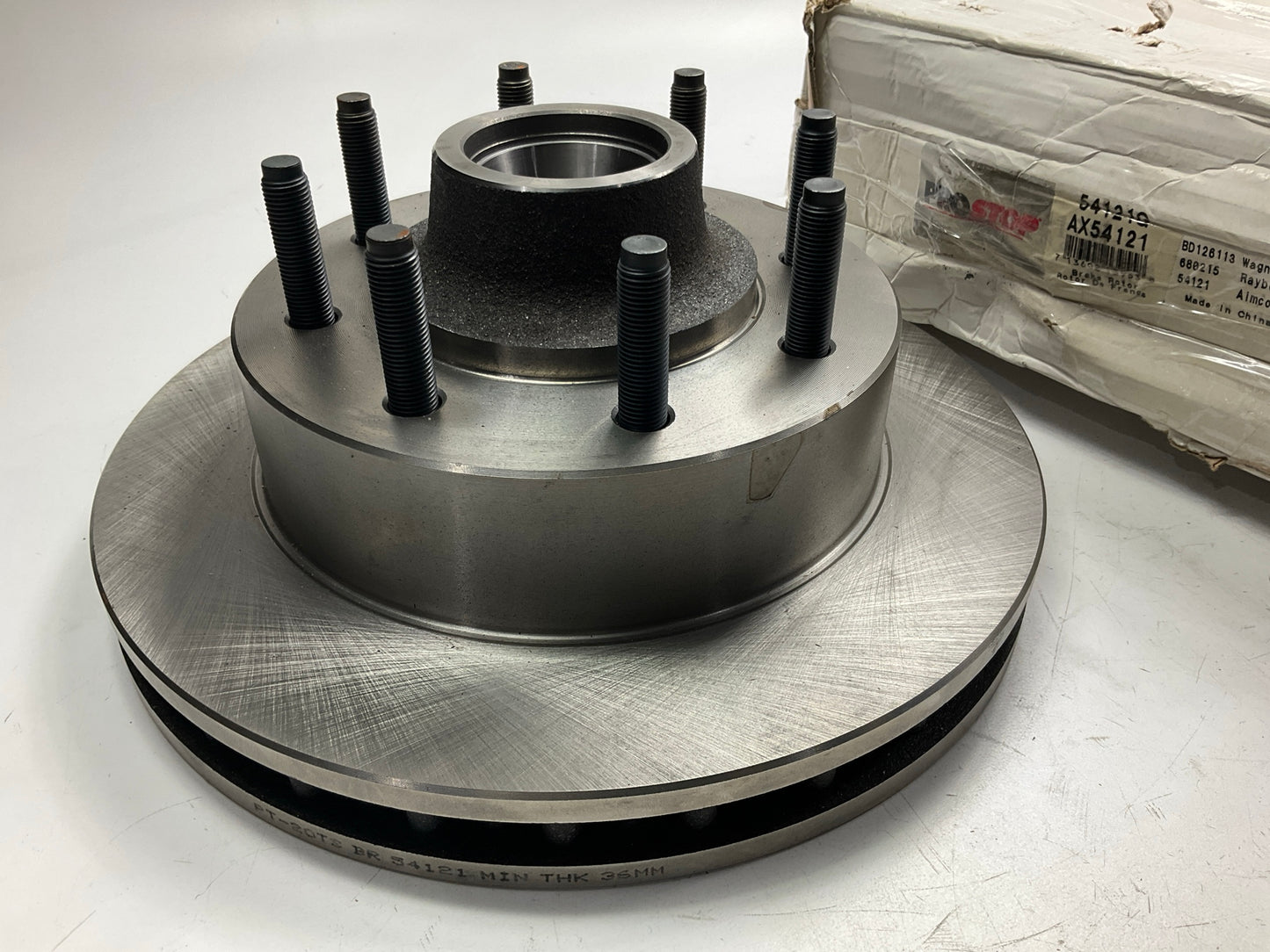 Pro Stop 54120G Disc Brake Rotor And Hub Assembly, Front